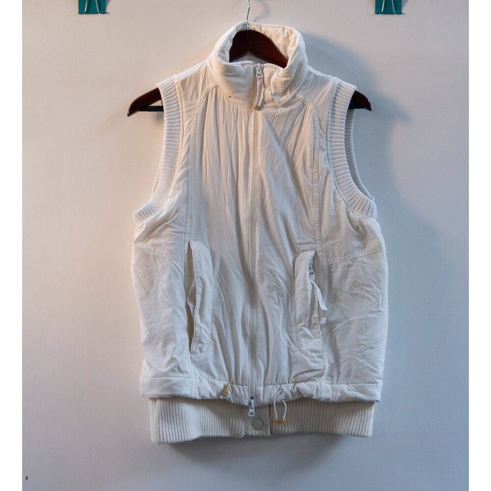 Y2K Stella Mccartney x Adidas Primaloft Vest Cream Color Size Small